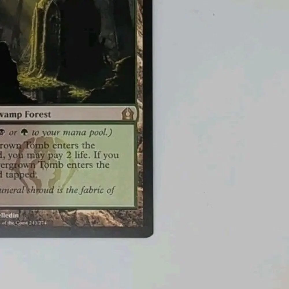 Rare Overgrown Tomb - Return to Ravnica (RTR) 2012, 243/274